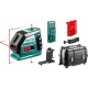 KRAFTOOL линейный лазерный нивелир с детектором в кейсе CL70 #4 34660-4 Professional
