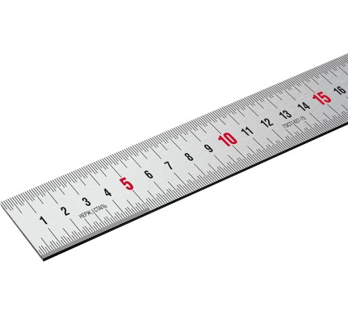 ЗУБР Про-15, длина 0.15 м, усиленная нержавеющая линейка, Профессионал (34280-015)