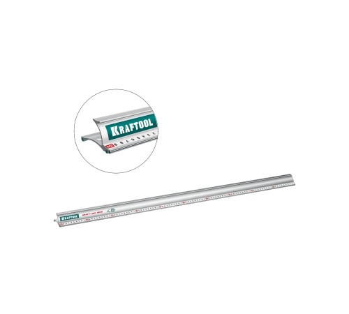 KRAFTOOL KRAFT-LINE, 1.0 м, усиленная алюминиевая линейка со стальной направляющей (34275-100) KRAFTOOL KRAFT-LINE, 1.0 м, усиленная алюминиевая линейка со стальной направляющей (34275-100)