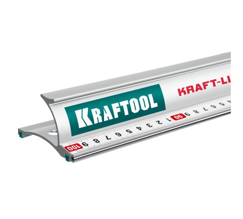 KRAFTOOL KRAFT-LINE, 1.0 м, усиленная алюминиевая линейка со стальной направляющей (34275-100) KRAFTOOL KRAFT-LINE, 1.0 м, усиленная алюминиевая линейка со стальной направляющей (34275-100)