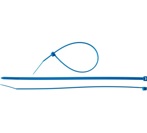 ЗУБР 200х3.6 мм, 100 шт., хомуты нейлоновые синие 309070-36-200