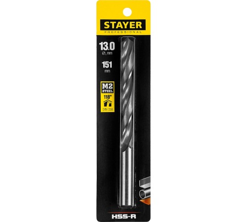 STAYER Ø 13 х 151 мм, сверло спиральное по металлу 29602-13 Professional