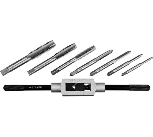 STAYER 8 предметов, легированная сталь, набор метчиков MaxCut 28016-H8_z01 Master STAYER 8 предметов, легированная сталь, набор метчиков MaxCut 28016-H8_z01 Master