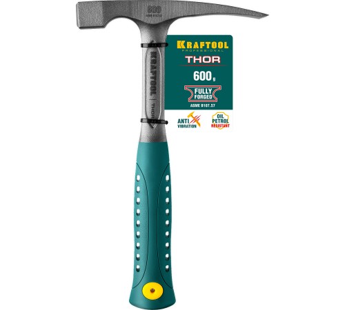 KRAFTOOL 600 г, цельнокованный, молоток каменщика 20191 KRAFTOOL 600 г, цельнокованный, молоток каменщика 20191