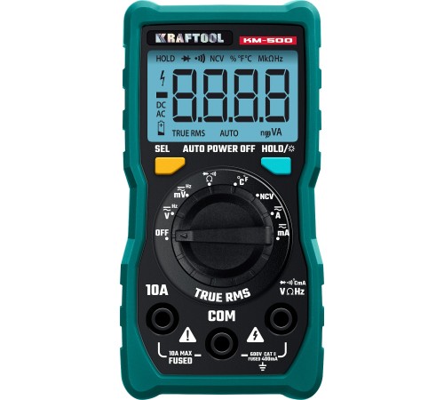 KRAFTOOL KM-500 цифровой мультиметр (59856) KRAFTOOL KM-500 цифровой мультиметр (59856)