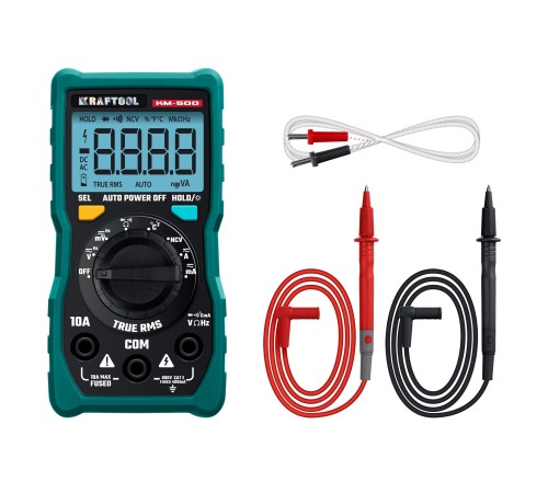 KRAFTOOL KM-500 цифровой мультиметр (59856) KRAFTOOL KM-500 цифровой мультиметр (59856)
