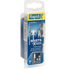RAPID 4.8 х 25 мм, 50 шт, нержавеющая заклепка (5000398)