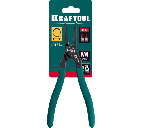 KRAFTOOL 175 мм, съемник стопорных колец, внешний, прямой 22812-3 KRAFTOOL 175 мм, съемник стопорных колец, внешний, прямой 22812-3