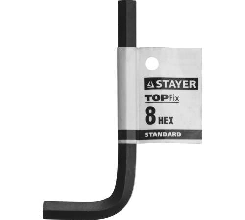 STAYER 8 мм, имбусовый ключ 27405-8 STAYER 8 мм, имбусовый ключ 27405-8