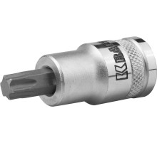 Торцовая бита-головка KRAFTOOL ″INDUSTRIE QUALITAT″, материал S2, TORX, сатинированная, 1/2″, Т50