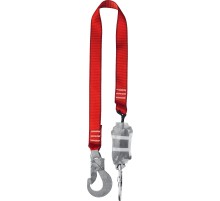 ЗУБР СЛА-1 карабины из оцинкованной стали, длина - 1.42м, разрывной ленточный амортизатор, одноплечный строп (11586)