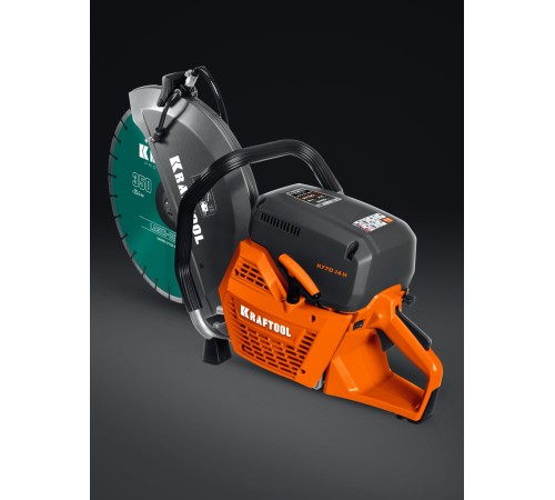 KRAFTOOL 3700 Вт, 350 мм, диск в комплекте, бензорез по бетону (бетонорез) (K770-14 H)