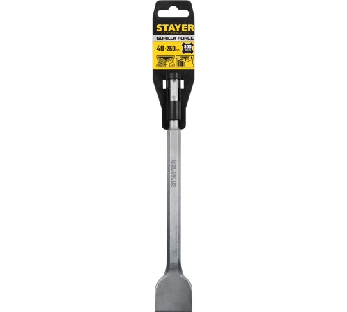 STAYER 40 х 250 мм, SDS-Plus, зубило плоское изогнутое 29354-40-250_z02 STAYER 40 х 250 мм, SDS-Plus, зубило плоское изогнутое 29354-40-250_z02
