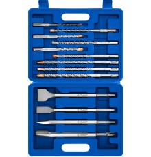 ЗУБР БУРАН, 13 шт, 250 мм, SDS-plus, набор зубил, Профессионал (29360-H13)