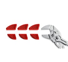 KRAFTOOL Vise-Wrench сменные защитные накладки на губки, для клещей 250 мм, набор из 3-х пар (22067-S3)
