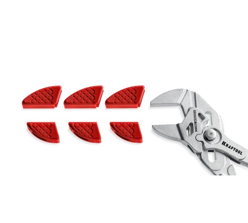 KRAFTOOL Vise-Wrench сменные защитные накладки на губки, для клещей 250 мм, набор из 3-х пар (22067-S3) KRAFTOOL Vise-Wrench сменные защитные накладки на губки, для клещей 250 мм, набор из 3-х пар (22067-S3)