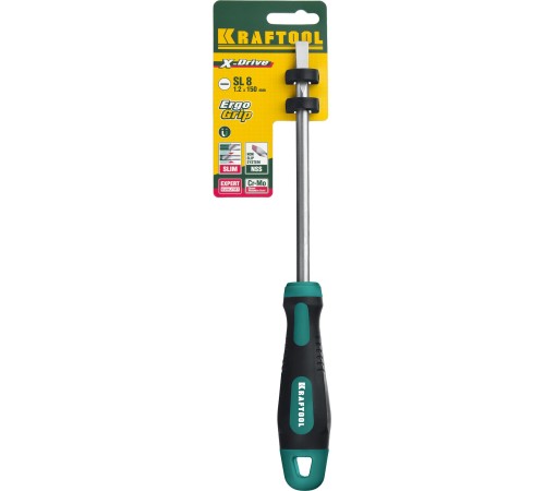 KRAFTOOL SL8х150 мм, отвертка слесарная 250071-8.0-150 KRAFTOOL SL8х150 мм, отвертка слесарная 250071-8.0-150
