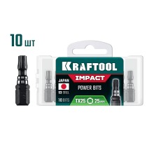 KRAFTOOL Impact TX 25, 25 мм, 10 шт, ударные биты (26195-25-25-S10) KRAFTOOL Impact TX 25, 25 мм, 10 шт, ударные биты (26195-25-25-S10)