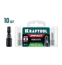 KRAFTOOL Impact TX 25, 25 мм, 10 шт, ударные биты (26195-25-25-S10) KRAFTOOL Impact TX 25, 25 мм, 10 шт, ударные биты (26195-25-25-S10)