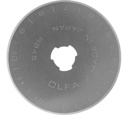 OLFA 45х0.3 мм, лезвие круглое для ножей OL-RB45-1 OLFA 45х0.3 мм, лезвие круглое для ножей OL-RB45-1