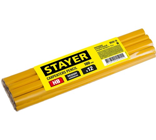 STAYER 180 мм, карандаш строительный 0630-18_z01 STAYER 180 мм, карандаш строительный 0630-18_z01