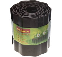 GRINDA 20 см х 9 м, коричневая, полиэтилен низкого давления, бордюрная лента (422247-20) GRINDA 20 см х 9 м, коричневая, полиэтилен низкого давления, бордюрная лента (422247-20)