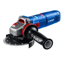 ЗУБР 1100 Вт, d125 мм, УШМ, регулировка оборотов, фланец ″МИГ″, Профессионал (УШМ-П125-1105 Э)