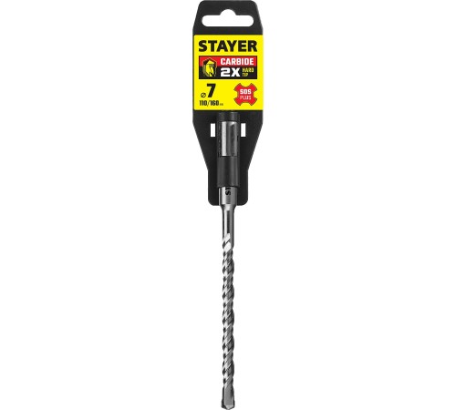 STAYER 7 x 160 мм, бур SDS-plus 2930-160-07_z02 STAYER 7 x 160 мм, бур SDS-plus 2930-160-07_z02