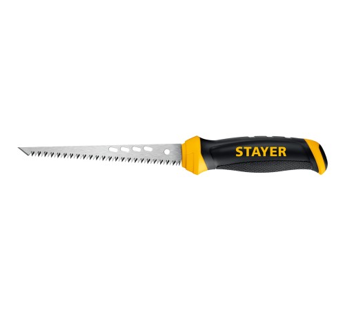 STAYER 160 мм, выкружная ножовка по гипсокартону, Professional (15173) STAYER 160 мм, выкружная ножовка по гипсокартону, Professional (15173)