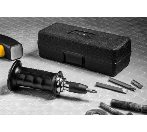 STAYER 8 шт., отвёртка ударно-поворотная в наборе с битами Professional 8 25663-H4_z01