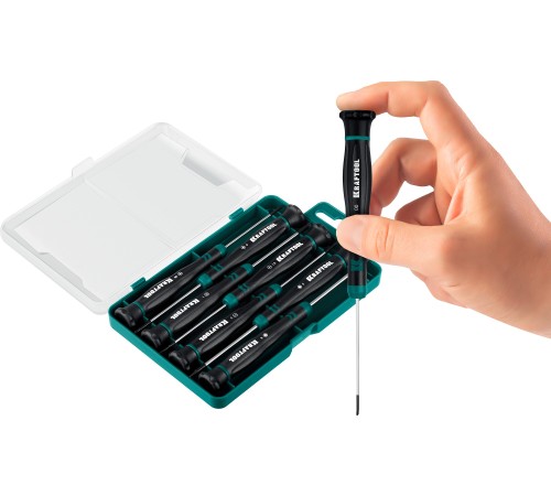 KRAFTOOL Precision 7, 7 предм., Набор отверток (25686) KRAFTOOL Precision 7, 7 предм., Набор отверток (25686)