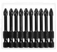 ЗУБР PH2, 10 шт, 50 мм, ударные биты, Профессионал (26021-2-50-S10)