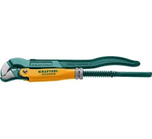 KRAFTOOL PANZER-S, №0, 1/2″, 240 мм, трубный ключ с изогнутыми губками (2733-05)