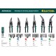 KRAFTOOL 290 мм, прямые удлинённые ножницы по металлу Alligator 2328-SL