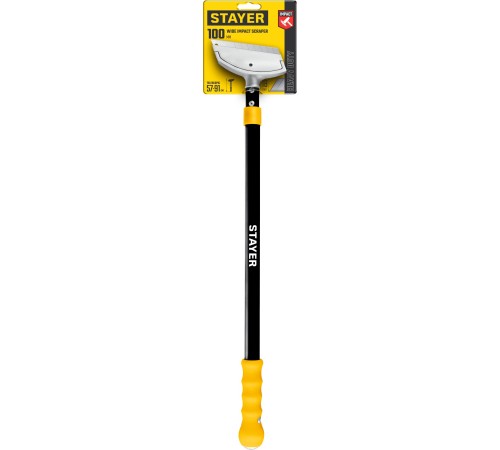 STAYER 100 мм, длина 570 - 910 мм, телескопический ударный скребок (08505)