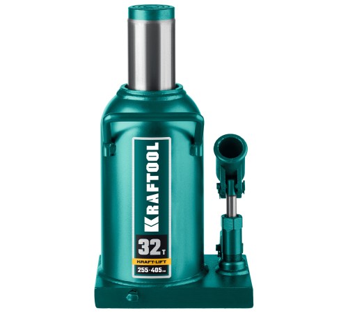 KRAFTOOL KRAFT-LIFT, 32 т, 255 - 405 мм, бутылочный гидравлический домкрат (43462-32) KRAFTOOL KRAFT-LIFT, 32 т, 255 - 405 мм, бутылочный гидравлический домкрат (43462-32)