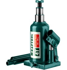 KRAFTOOL DOUBLE RAM, 4 т, 170 - 420 мм, с увеличенным подъемом, двухштоковый бутылочный домкрат (43463-4)