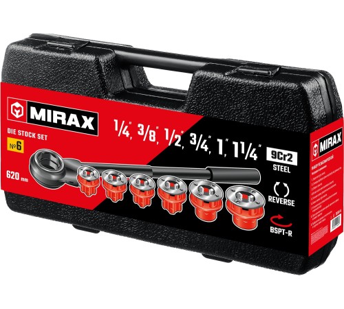 MIRAX №6, набор клуппов с трещоткой 28240-H6 MIRAX №6, набор клуппов с трещоткой 28240-H6