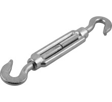 ЗУБР DIN 1480, М14, кованая натяжная муфта, 3 шт, талреп крюк-крюк, Профессионал (4-304365-14)