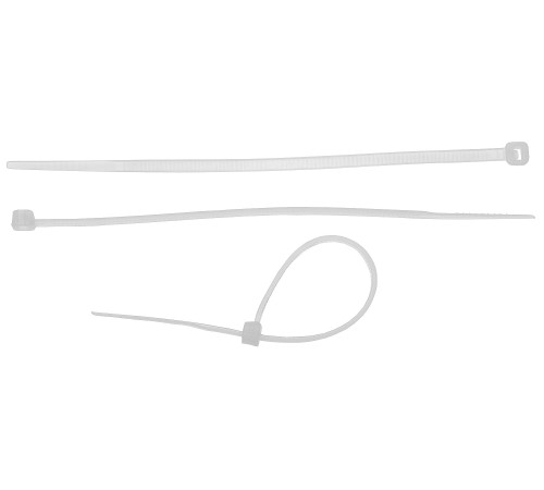 ЗУБР 400х4.8 мм, 25 шт., хомуты нейлоновые белые 4-309017-48-400 Профессионал