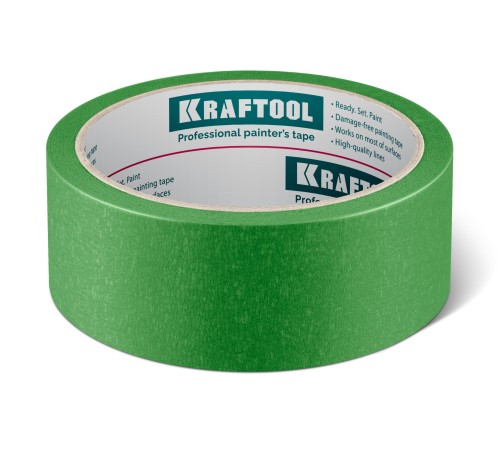 KRAFTOOL #300 Strong 38 мм х 30 м, для грубых и шероховатых поверхностей, малярная лента (12103-38) KRAFTOOL #300 Strong 38 мм х 30 м, для грубых и шероховатых поверхностей, малярная лента (12103-38)