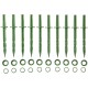 GRINDA 10 шт, 200 мм, колышки садовые 422319