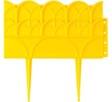 GRINDA 14 х 310 см, желтый, декоративный бордюр для цветников (422223-Y)
