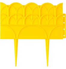 GRINDA 14 х 310 см, желтый, декоративный бордюр для цветников (422223-Y)