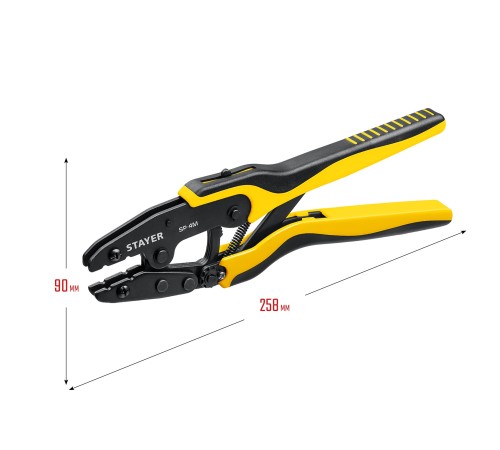 STAYER 4 матрицы, набор пресс-клещи SP-4M 45445 в сумке чехле Professional STAYER 4 матрицы, набор пресс-клещи SP-4M 45445 в сумке чехле Professional