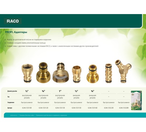 Raco 3/4 Raco 3/4