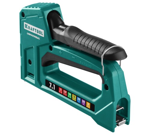 KRAFTOOL Universal, 7-в-1: 53 (A/10/JT21) 23GA (6 - 14 мм)/140 (G/11/57) 20GA (8 - 14 мм)/13/53F/36/500, универсальный легкий степлер (31524) KRAFTOOL Universal, 7-в-1: 53 (A/10/JT21) 23GA (6 - 14 мм)/140 (G/11/57) 20GA (8 - 14 мм)/13/53F/36/500, универсальный легкий степлер (31524)