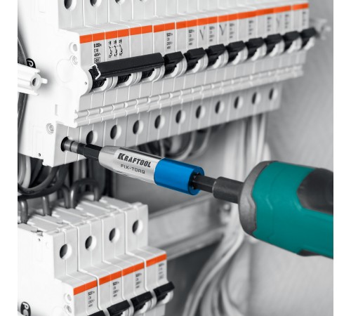 KRAFTOOL FIX-TORQ 2.5 Нм динамометрический адаптер для бит (64035-2.5) KRAFTOOL FIX-TORQ 2.5 Нм динамометрический адаптер для бит (64035-2.5)