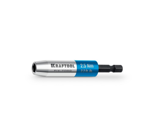 KRAFTOOL FIX-TORQ 2.5 Нм динамометрический адаптер для бит (64035-2.5) KRAFTOOL FIX-TORQ 2.5 Нм динамометрический адаптер для бит (64035-2.5)
