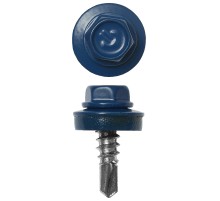 ЗУБР СКМ 5005, 25 х 5.5 мм, синий насыщ., 1800 шт (10,4 кг.), кровельный саморез, Профессионал (4-300310-55-025-5005)